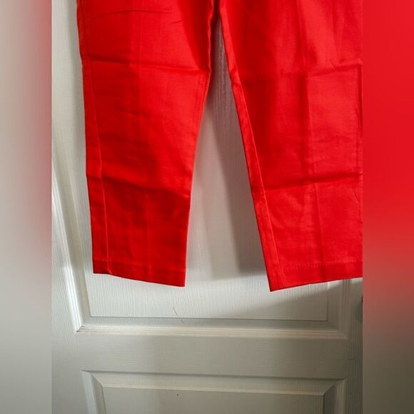 Adrianne Vitadini Dress Pants ankle Size 4 Coral pink stretch - Picture 8 of 13